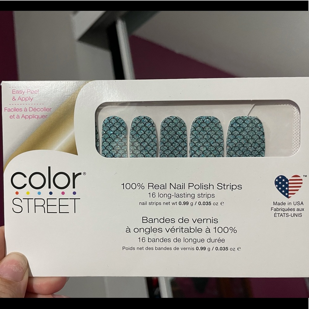 Mermaid color street nails